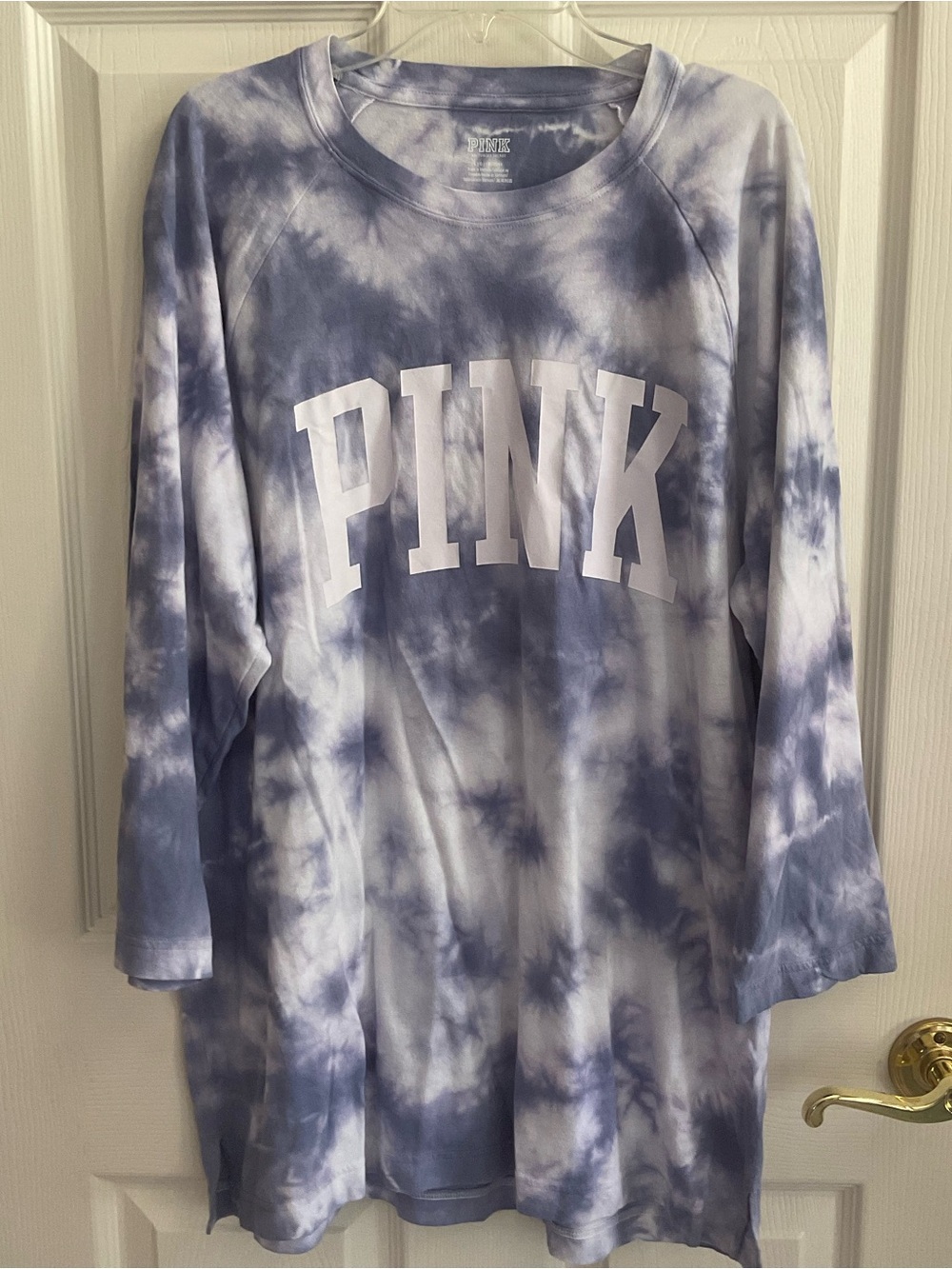 PINK 3/4 Length Long Sleeve Tee